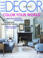 Elle Decor Magazine: January 2009 issue